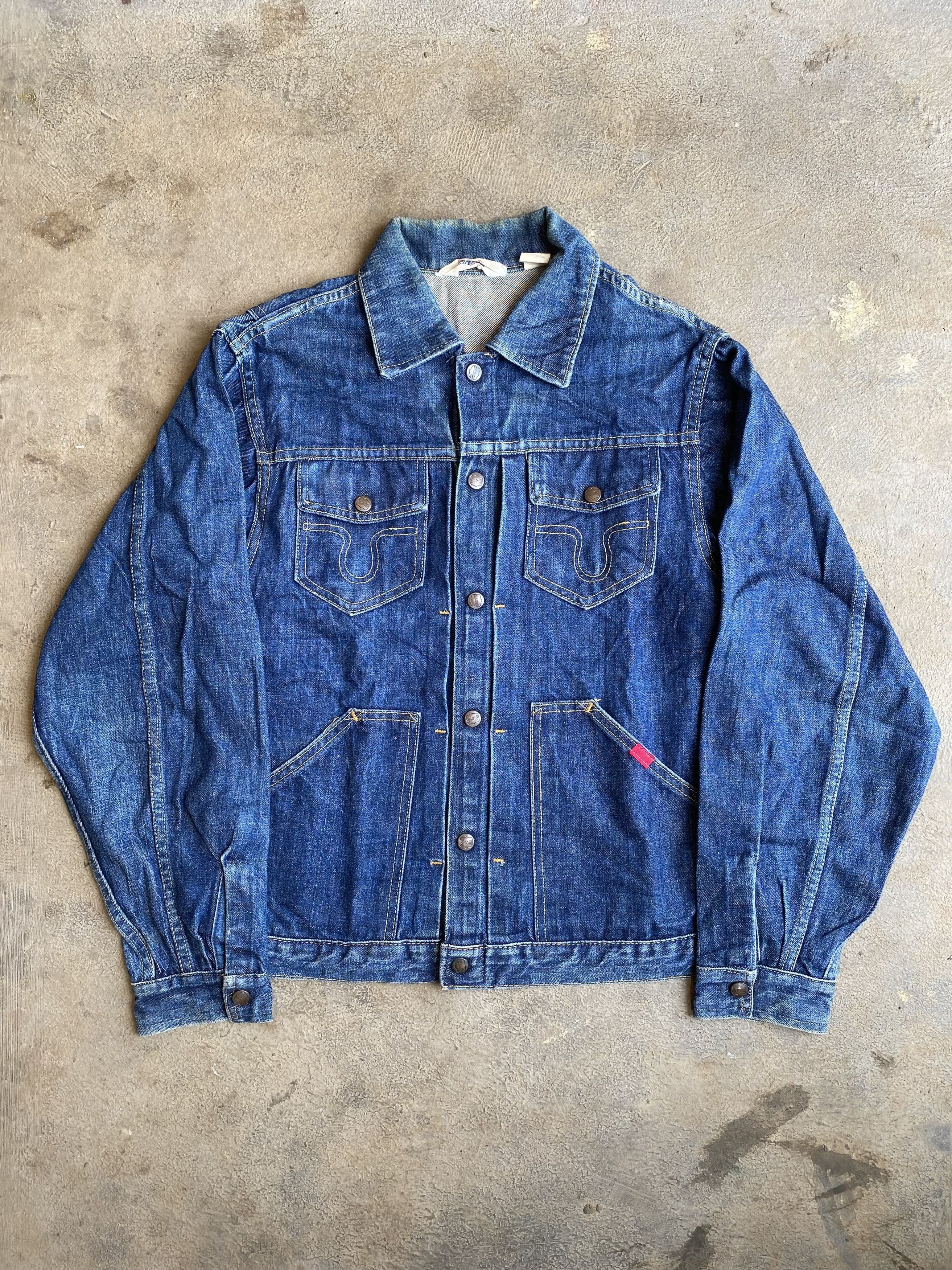 60s vintage big Smith denim jacket 70s