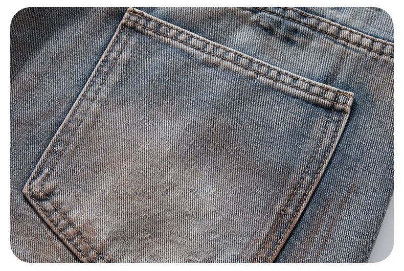 Japanese Brand × Vintage Ripped Printed Jeans Men's Vintage Straight Trousers Size US 32 / EU 48 - 9 Thumbnail