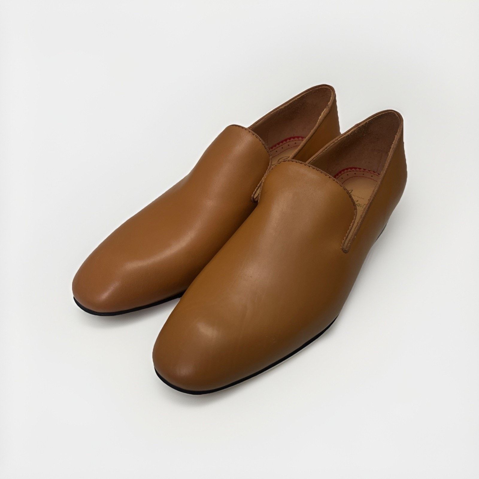 Christian Louboutin Christian Louboutin Dandelion Tan/ Brown Leather Men's Size US 7 / EU 40 - 2 Thumbnail