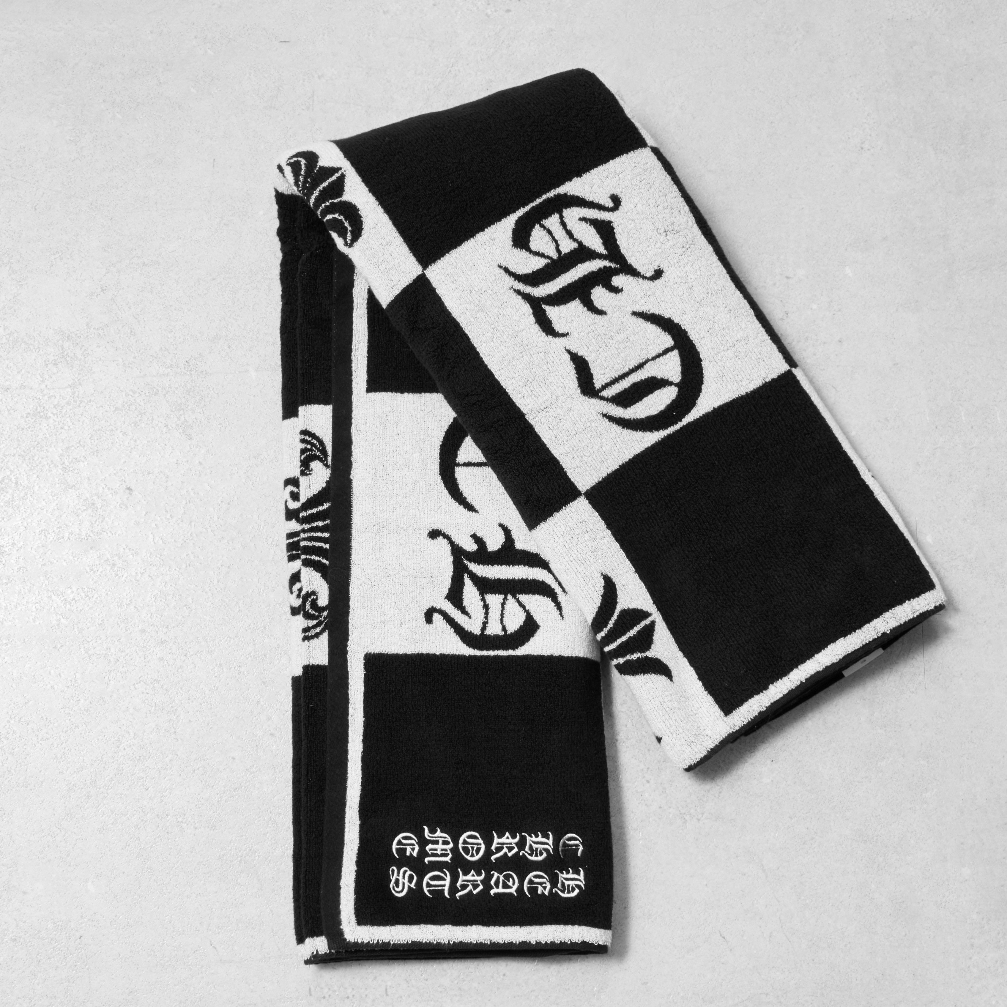 Chrome Hearts CHROME HEARTS Large Logo Checkered Beach Towel Size ONE SIZE - 2 Thumbnail