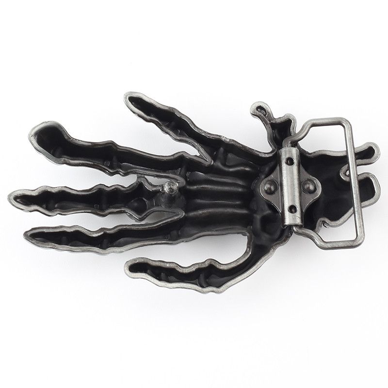 Designer Skull Modern Vintage Belt Riveted Belts Menswear Accessories Size ONE SIZE - 5 Thumbnail