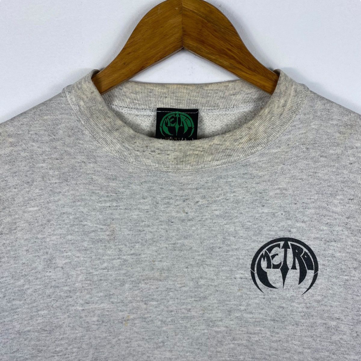 Vintage Vintage 90's METRO Cyberpunk Anime Graphic Crewneck Size US L / EU 52-54 / 3 - 5 Thumbnail