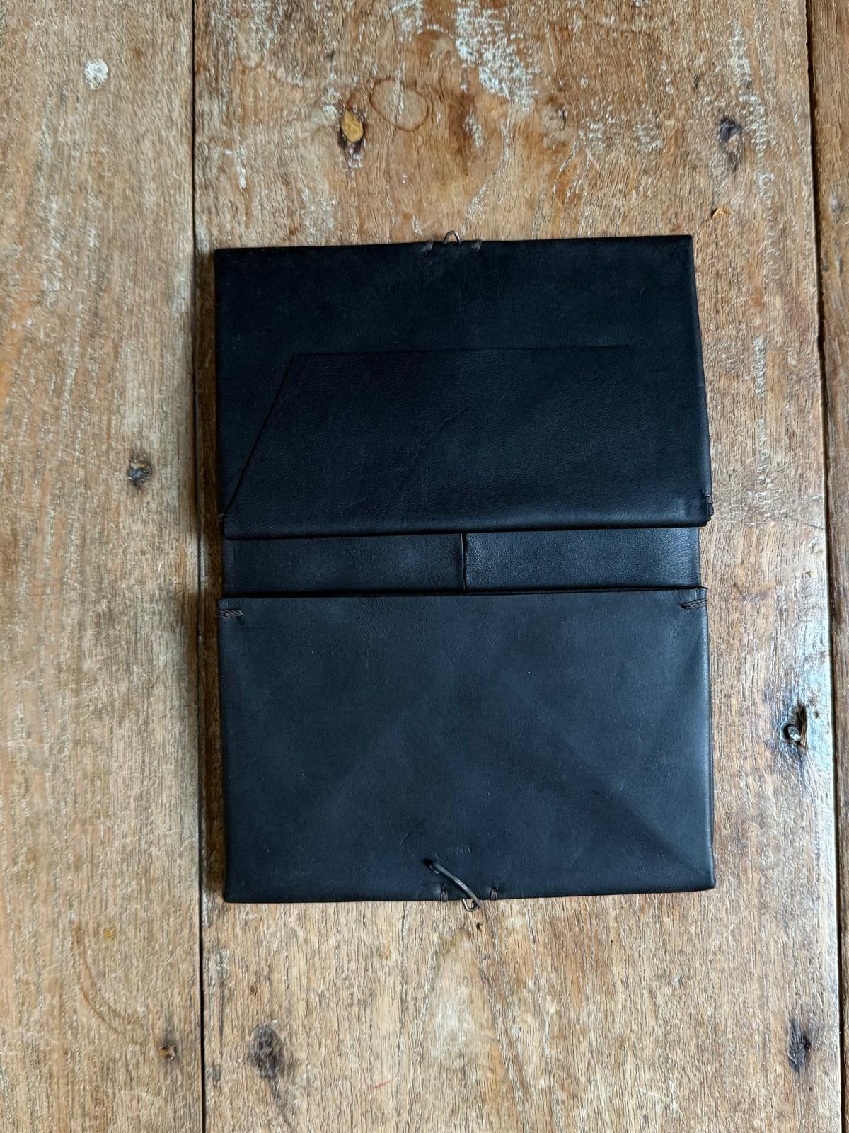 Ma+ Black Double Wallet Size ONE SIZE - 3 Thumbnail