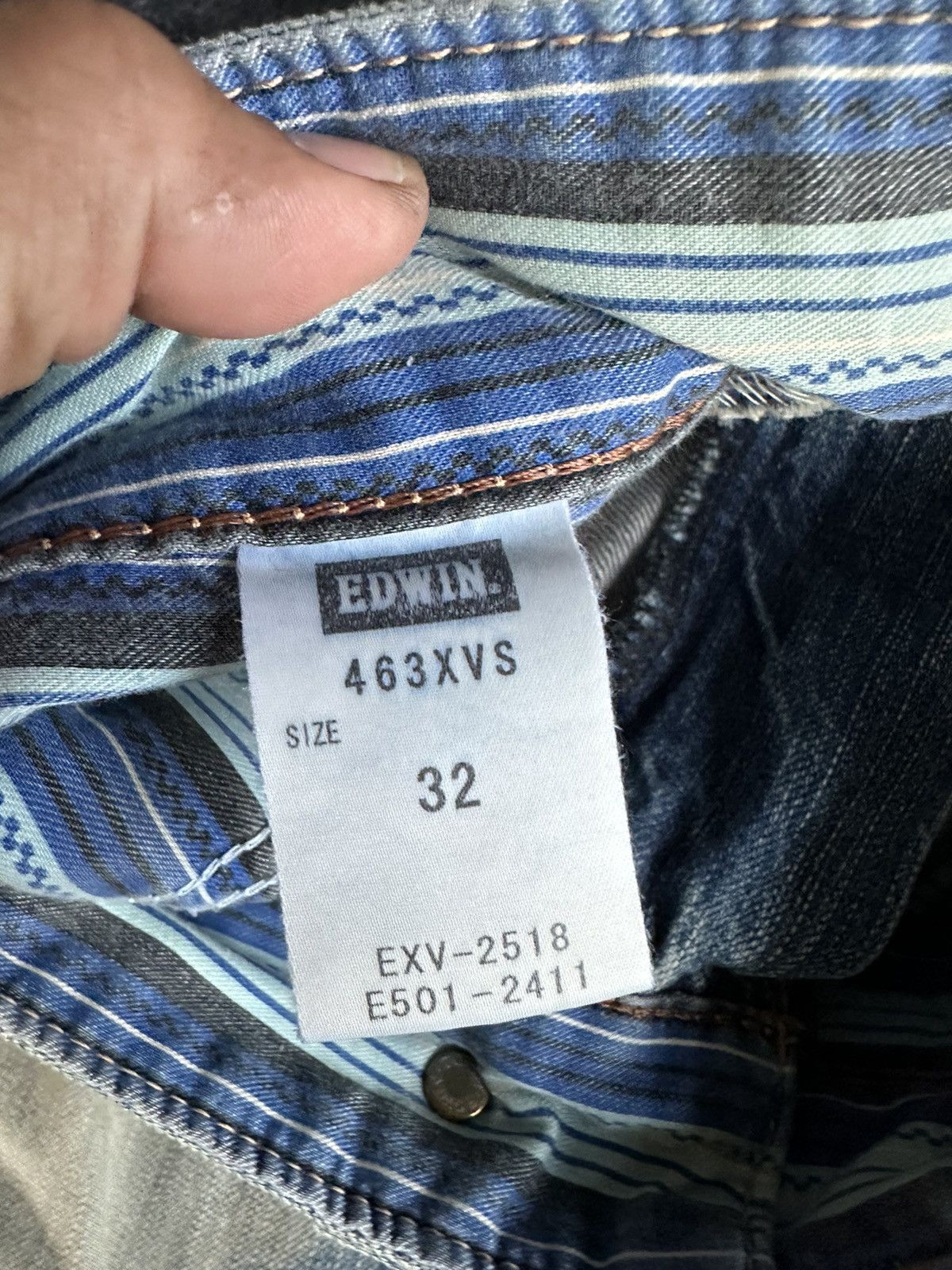 If Six Was Nine Edwin Exclusive Tokyo Japan Mudwash Vintage Denim D381 Size US 32 / EU 48 - 16 Thumbnail