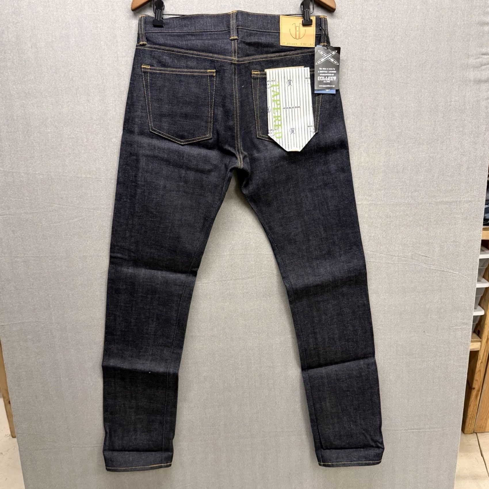 Japan Blue Japan Blue Jeans Mens Raw Selvedge Slim Tapered Denim Jeans Blue 32x35 New With Tags Size US 32 / EU 48 - 2 Thumbnail