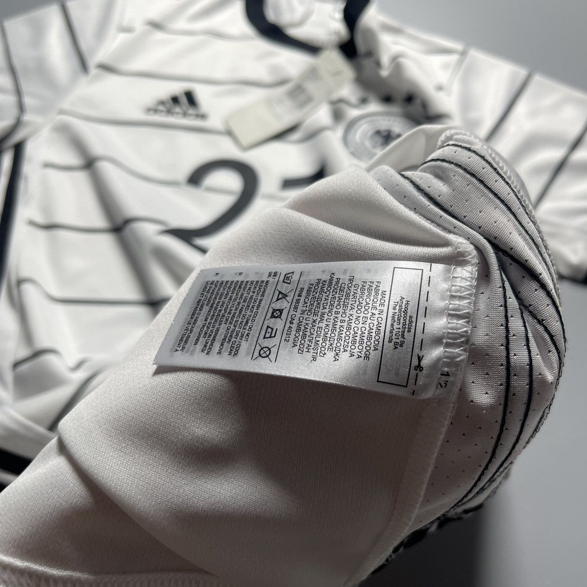 Adidas GERMANY ADIDAS 2020 EURO FOOTBALL HOME JERSEY #21 GUNDOGAN Size US S / EU 44-46 / 1 - 9 Thumbnail