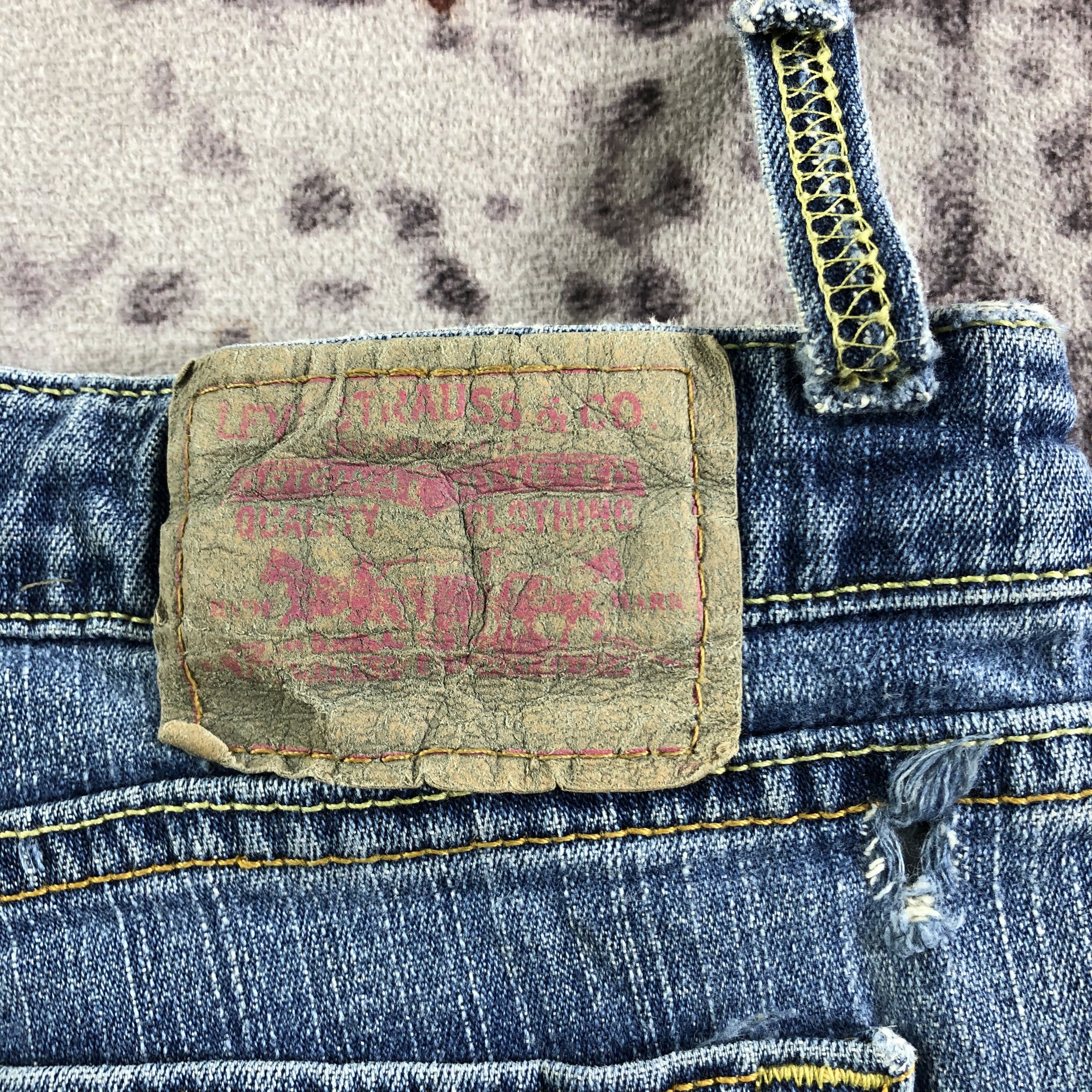 Levi's × Vintage Vintage Blue Wash Levis 518 Jeans-JM3479 Size 33" - 5 Thumbnail