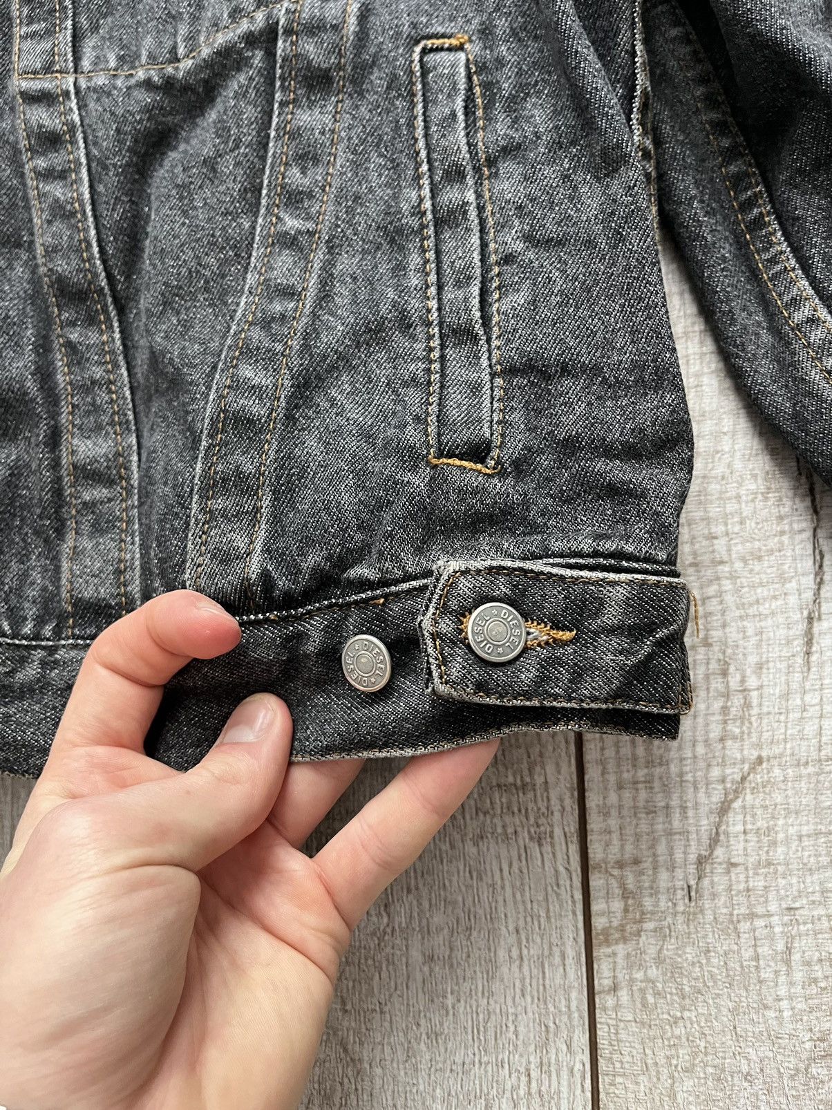 Diesel × Vintage Vintage 80s 90s Diesel Denim Jacket Size L men Size US L / EU 52-54 / 3 - 8 Thumbnail