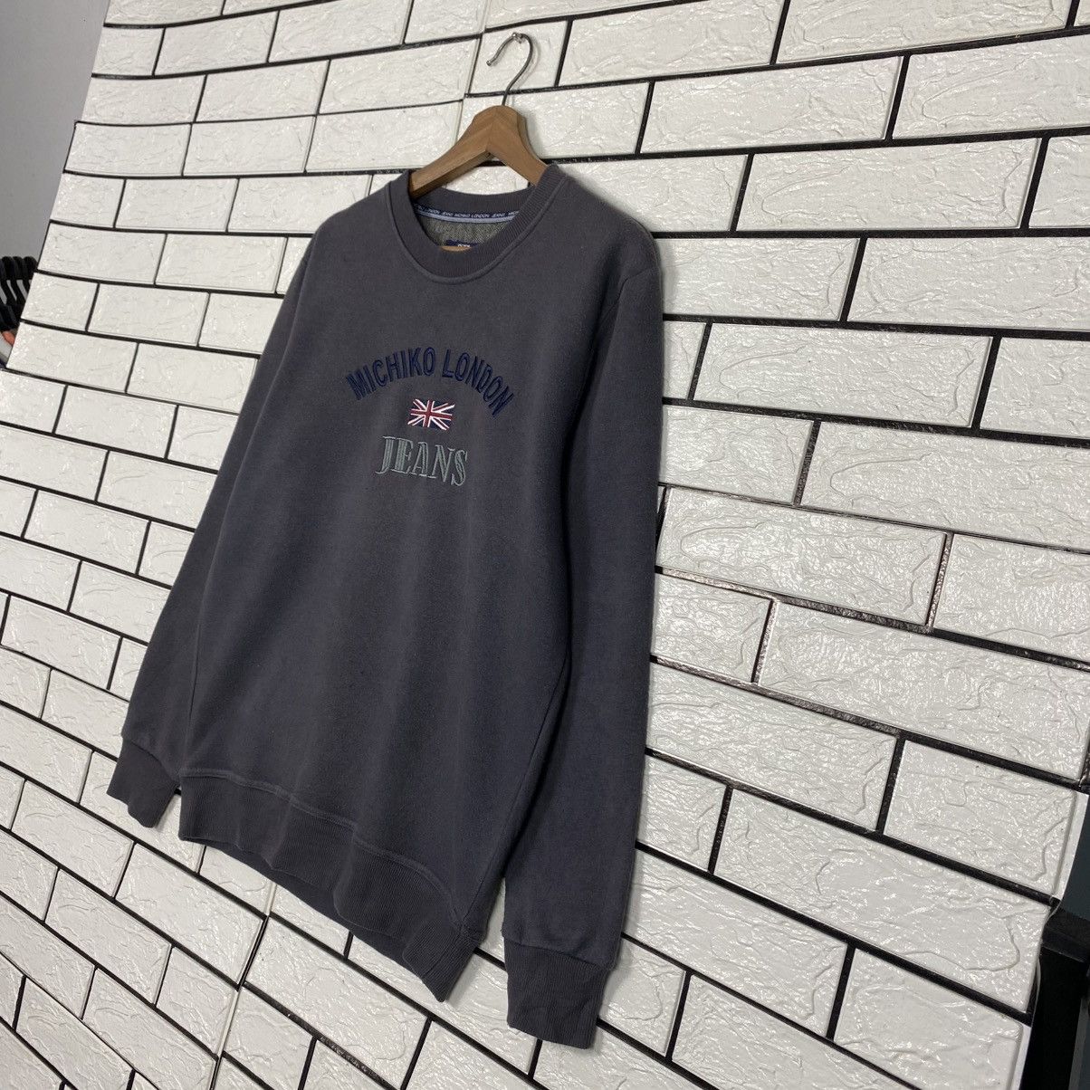 Japanese Brand 📌Vintage Sweatshirt Michiko London Big Logo Size US M / EU 48-50 / 2 - 3 Thumbnail