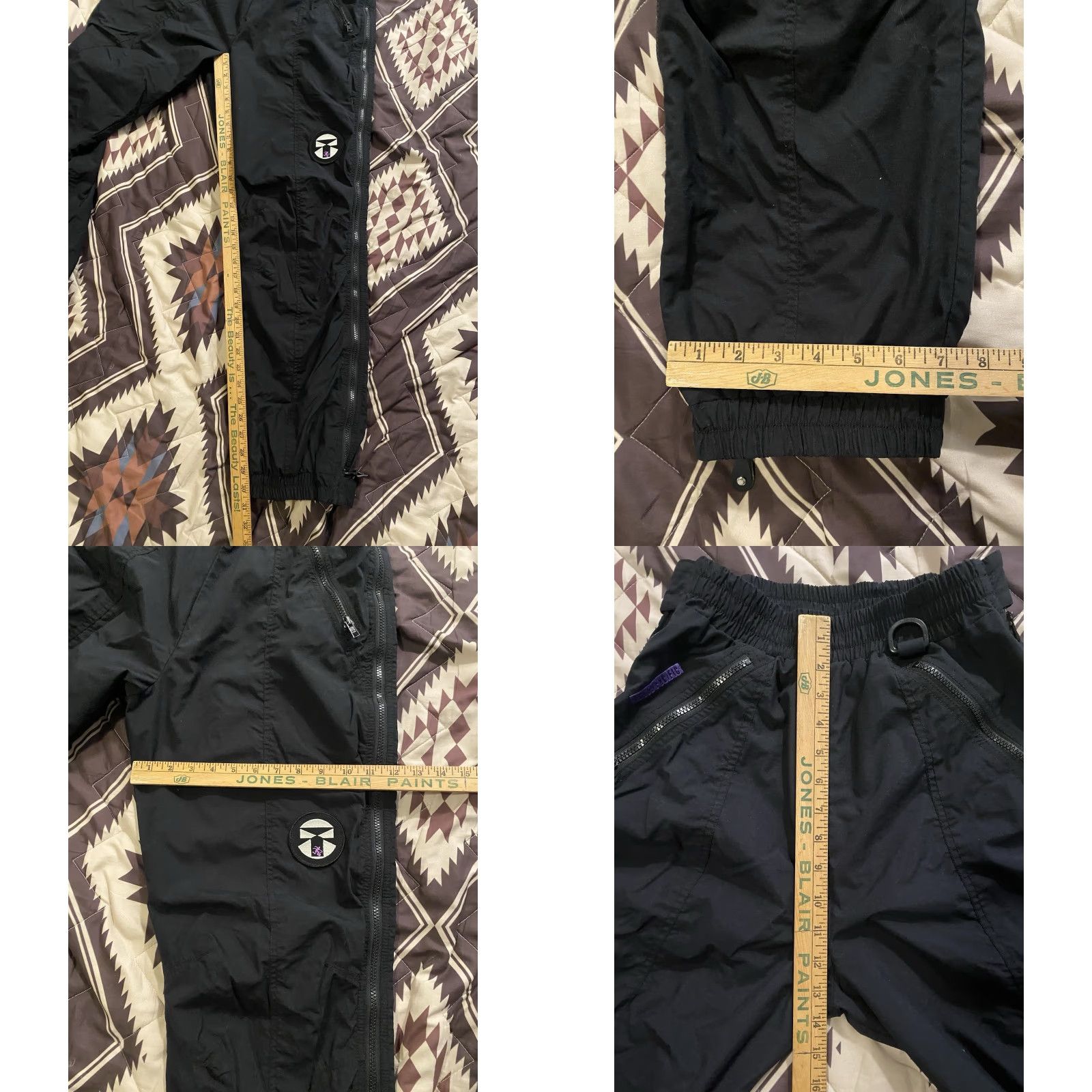 Vintage VINTAGE Ocean Pacific Tech OP Performance Board Wear Pants Nylon Black Men S Size US 29 - 10 Thumbnail