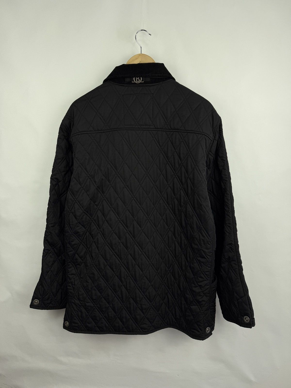 Bogner 🇮🇹 Vintage Bogner Jeans Quilted Jacket Corduroy Collar Retro Size US XL / EU 56 / 4 - 12 Thumbnail