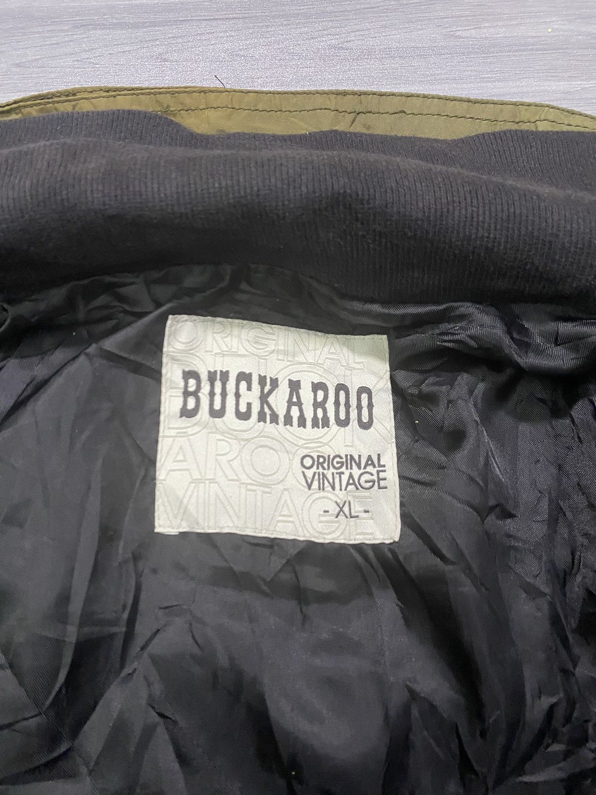 BUCKAROO Buckaroo Khaki Vintage Utility Men’s Nylon Jacket Size US XL / EU 56 / 4 - 11 Thumbnail
