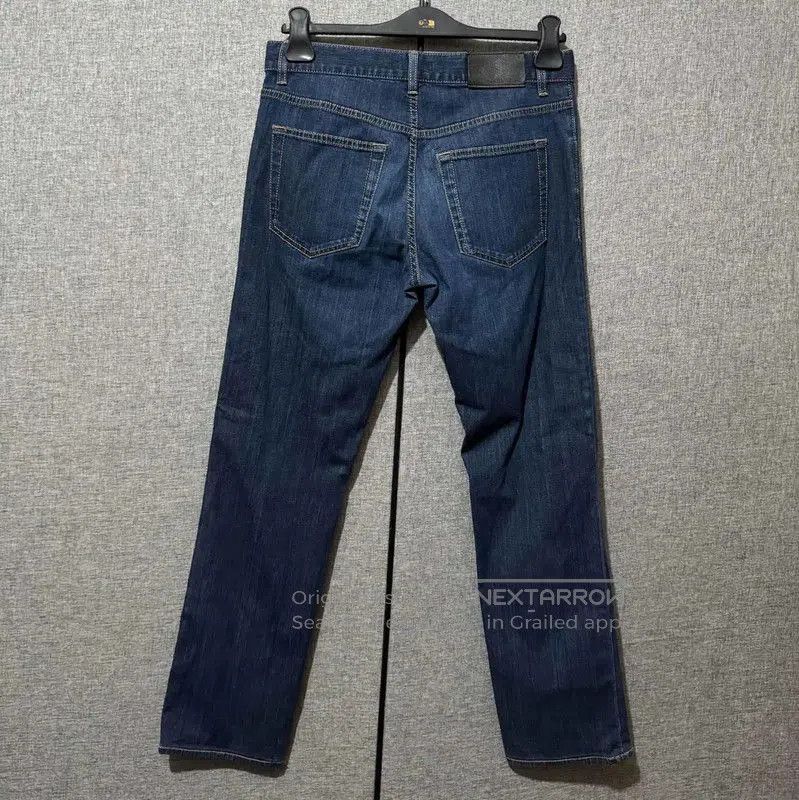 Prada Prada Men's Blue Cotton Logo-Embroidered Casual Pants. Size US 30 / EU 46 - 2 Thumbnail