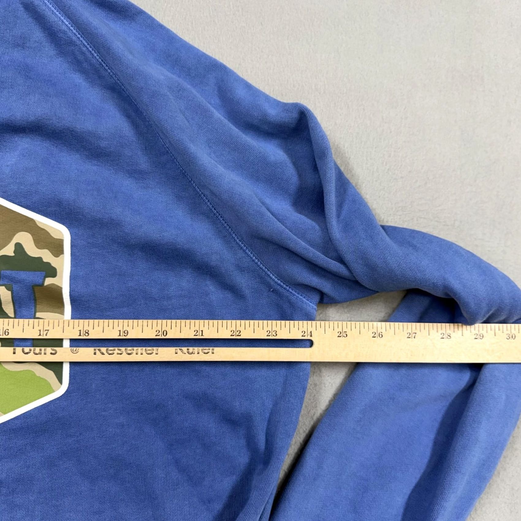 Vintage Coast Hoodie Mens XL Blue Graphic Print Kangaroo Pullover Crew Neck Sweatshirt Size US XL / EU 56 / 4 - 6 Thumbnail