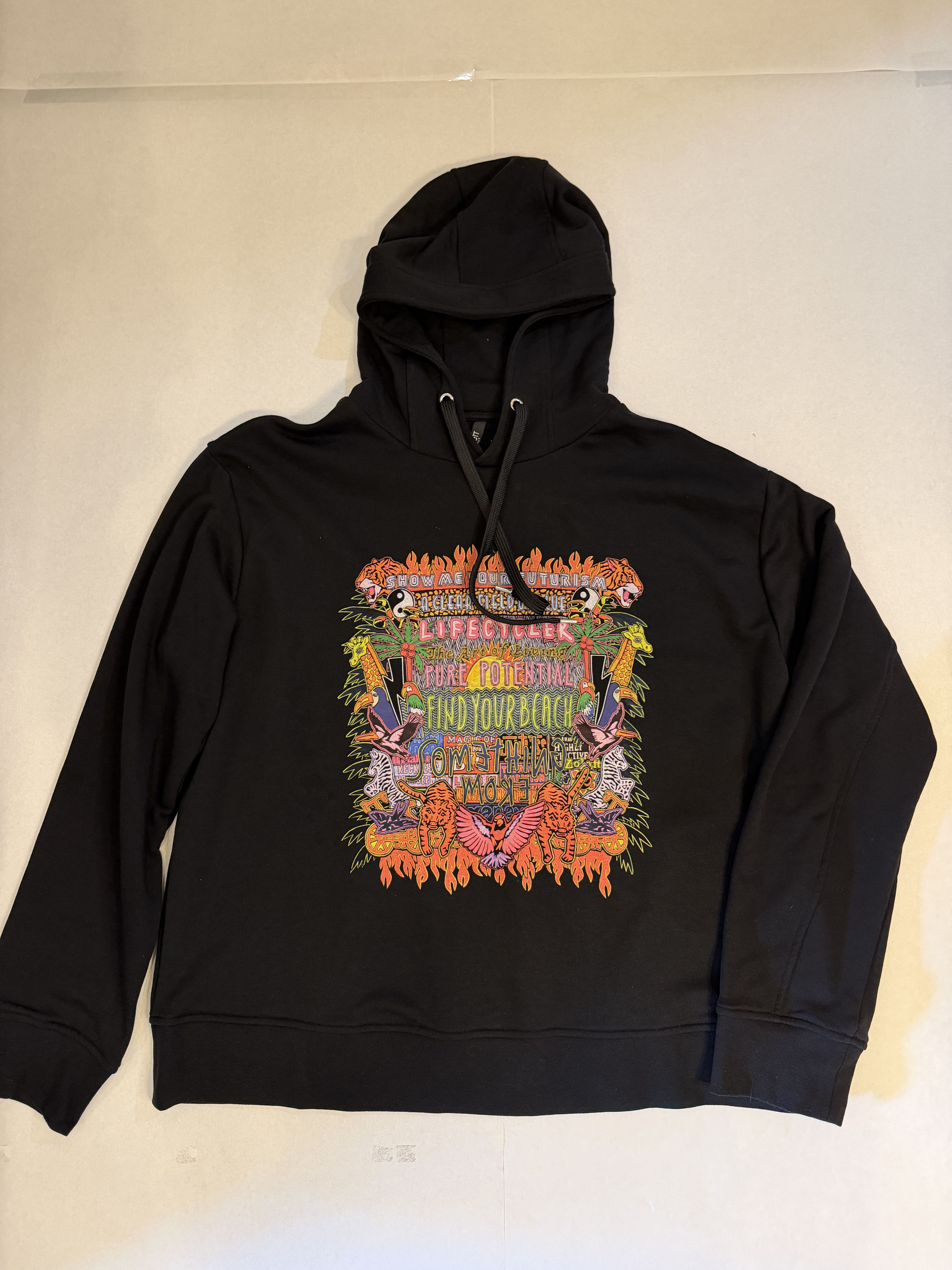 Neil Barrett Neil Barrett Graphic Hoodie Size US XL / EU 56 / 4 - 1 Thumbnail