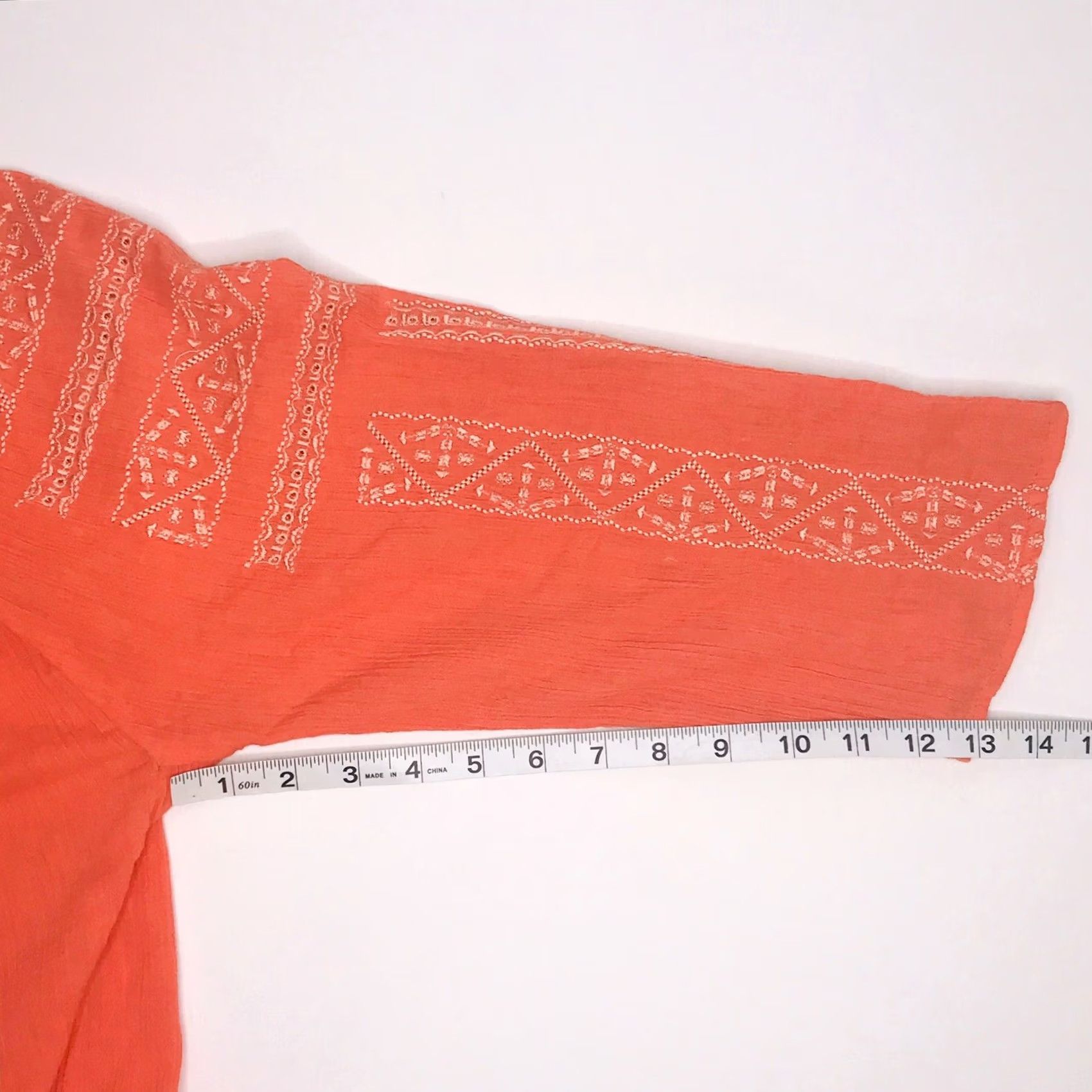 Vintage Soma Womens Small 1 Orange Embroidered Relaxed Fit Casual Travel Size S / US 4 / IT 40 - 6 Thumbnail