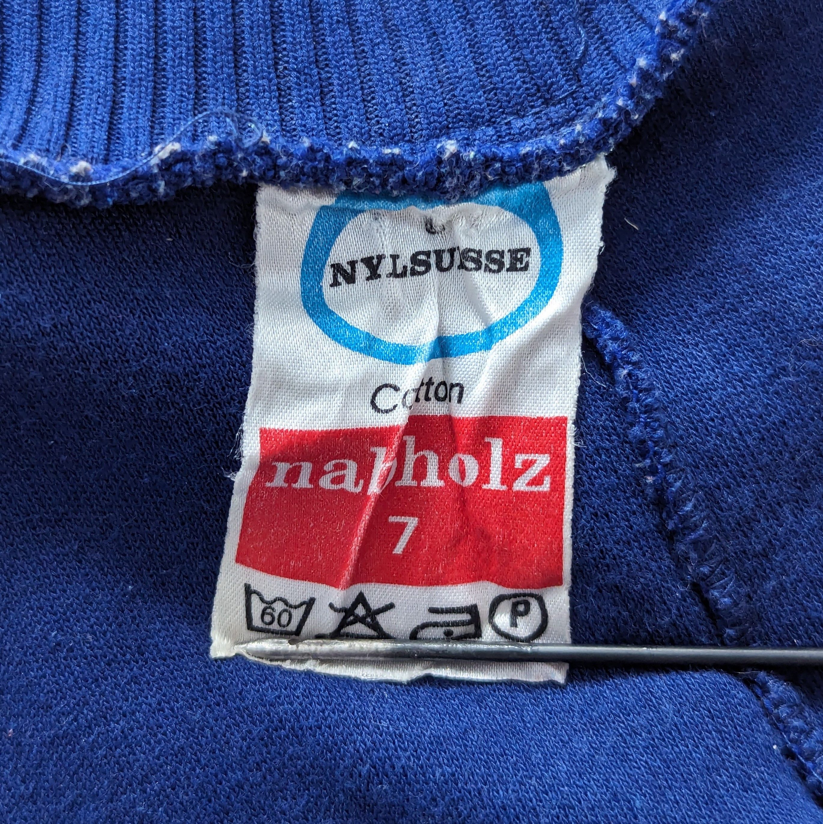 Vintage Vintage 80s Nylsuisse Nabholz Men's Tracksuit Very Rare Size 36R - 16 Thumbnail