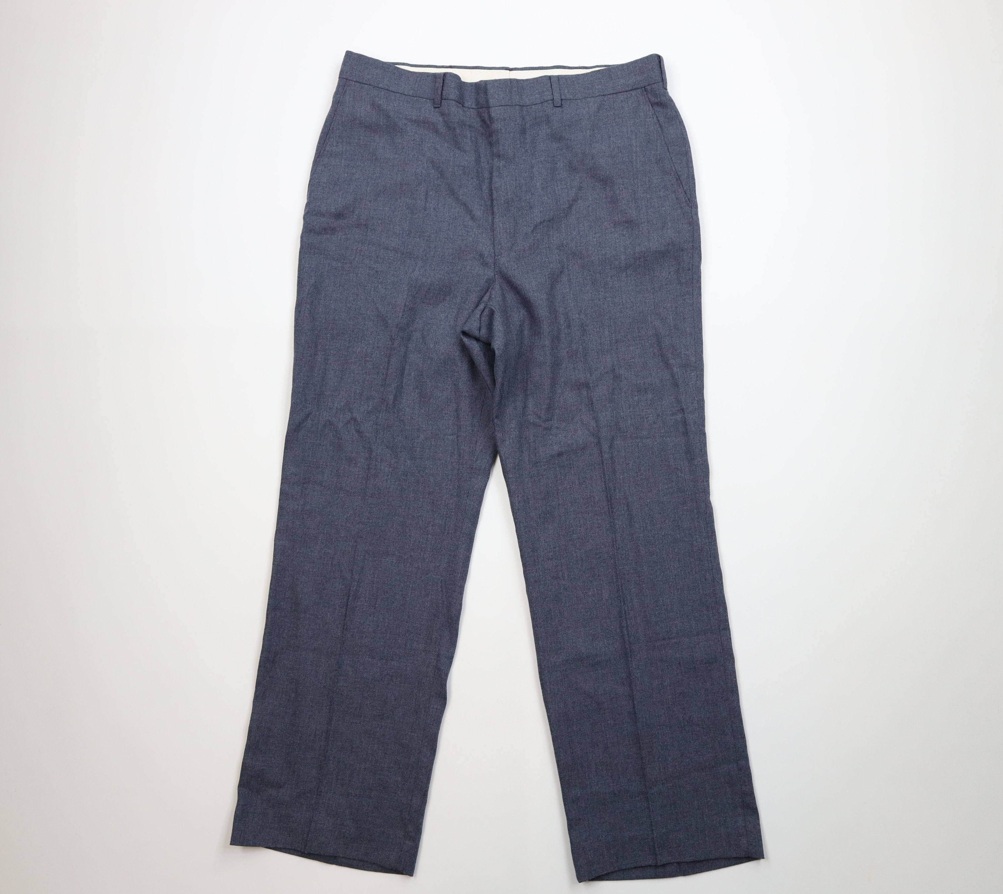Vintage Vintage 70s Streetwear Gabardine Wide Leg Chino Pants USA Size US 34 / EU 50 - 1 Thumbnail