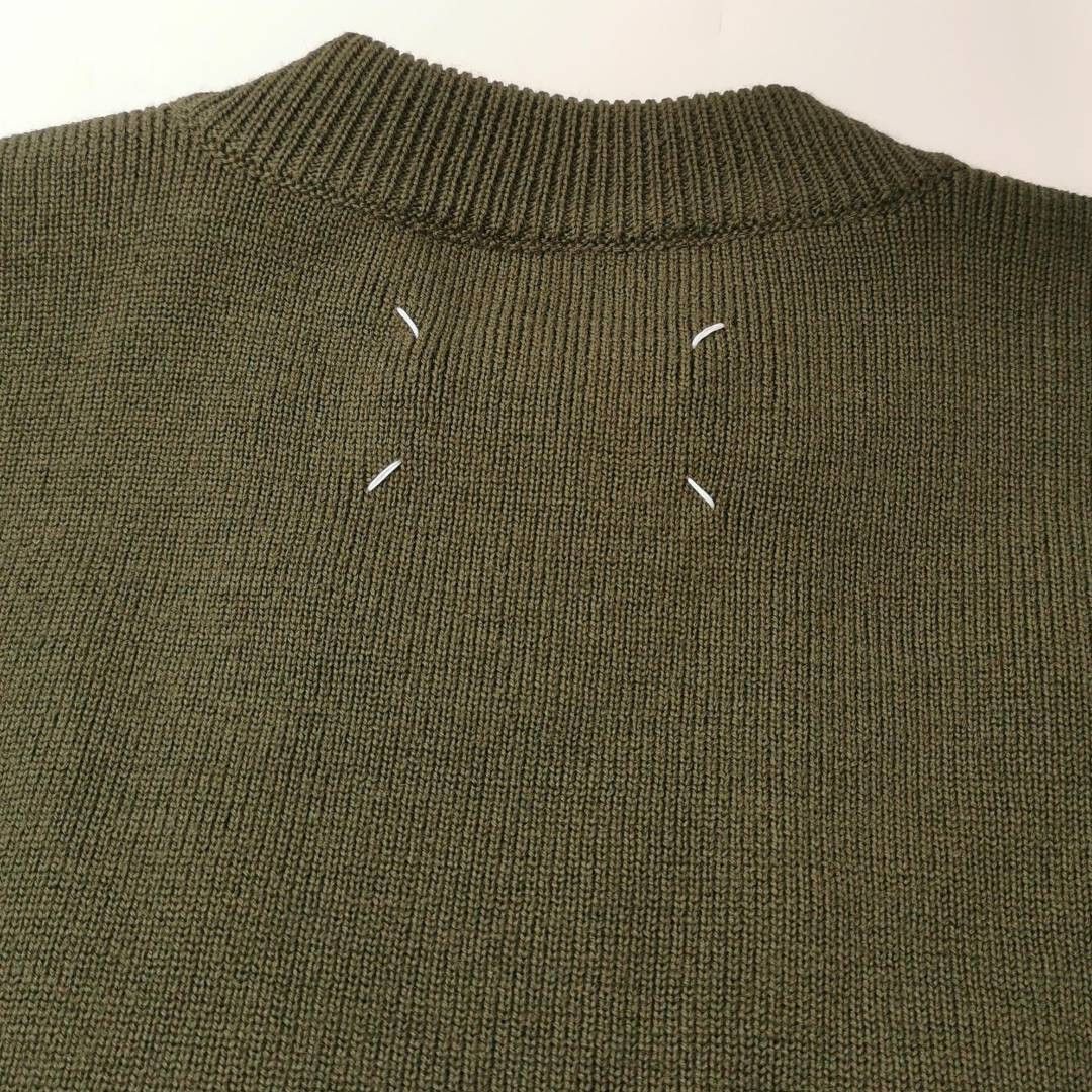Maison Margiela Maison Margiela Cotton Colorblock Crewneck Sweatshirt 46 Size US S / EU 44-46 / 1 - 1 Thumbnail