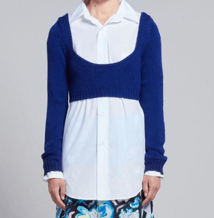 Marni o1srvl11e0624 Crewneck in Blue Size XS / US 0-2 / IT 36-38 - 2 Thumbnail