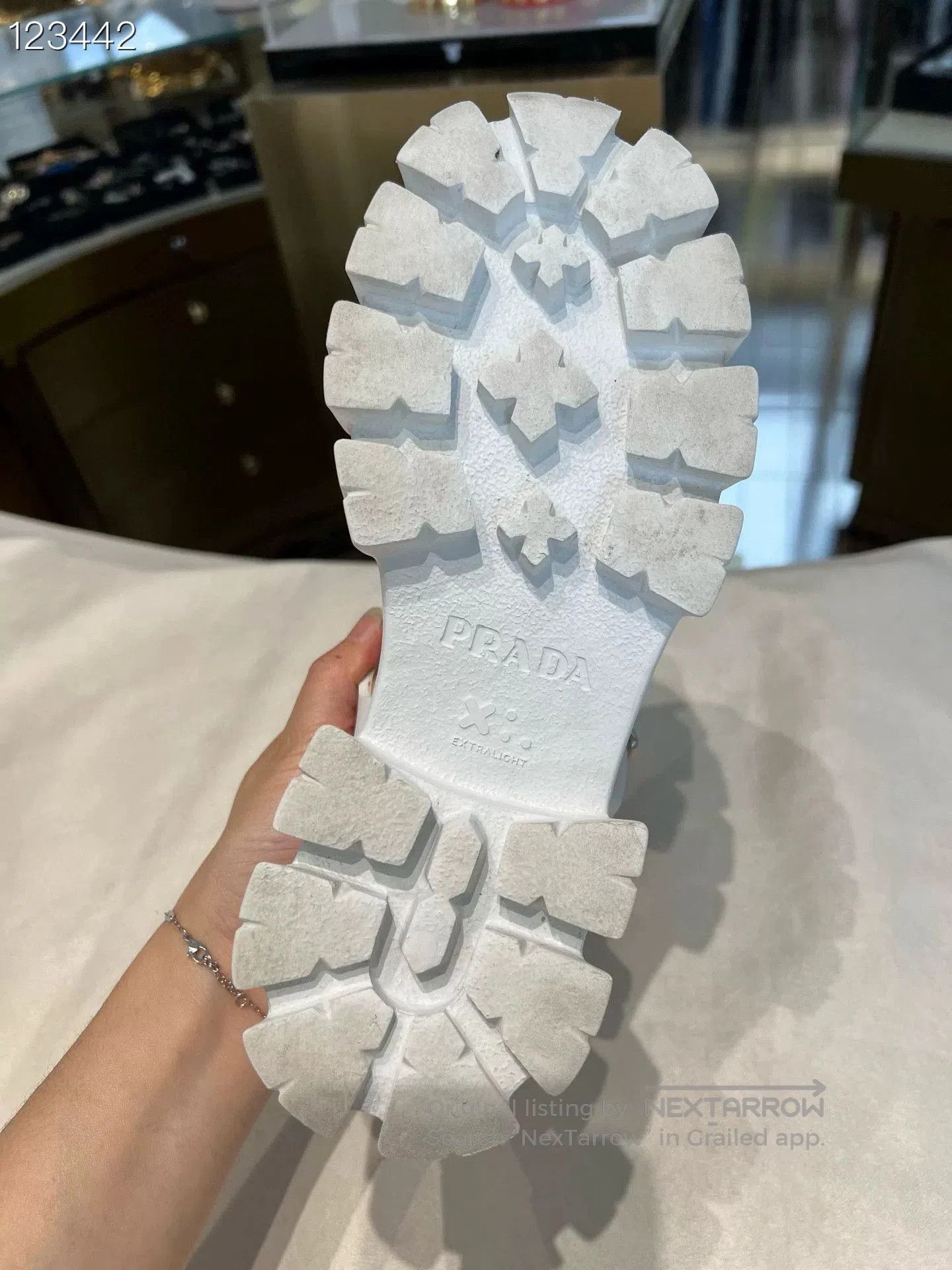 Prada Prada White Platform Sandals 36. Size US 5 / IT 35 - 5 Thumbnail