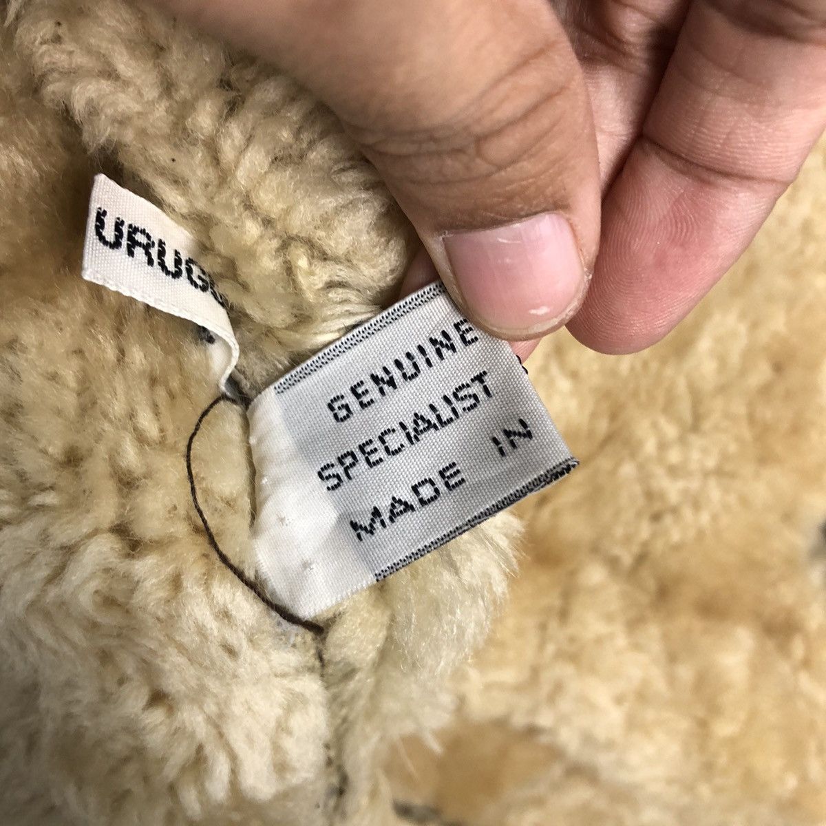 Vintage Vintage Genuine Leather Jacket Shearling Zufolo Issey Miyake Size US L / EU 52-54 / 3 - 21 Thumbnail