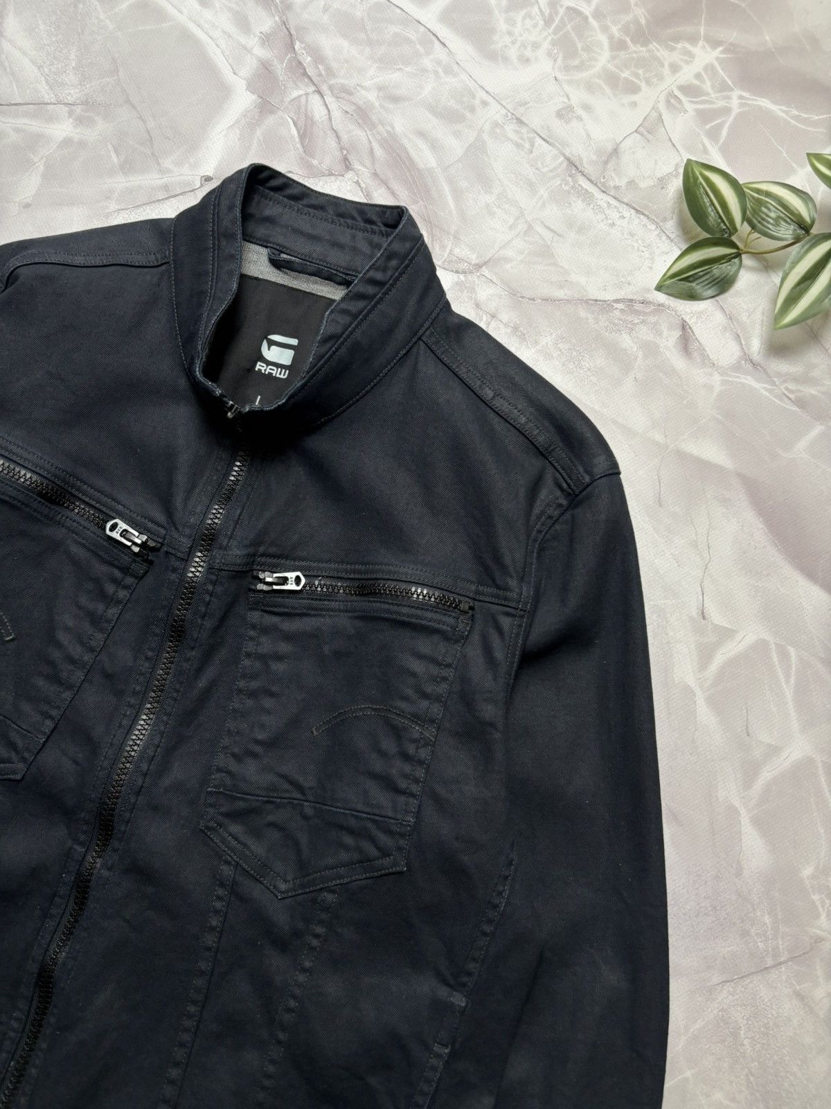 G-Star G-Star RAW Arc Zip Deconstructed 3D Slim Denim Jacket Mens L Size US L / EU 52-54 / 3 - 4 Thumbnail