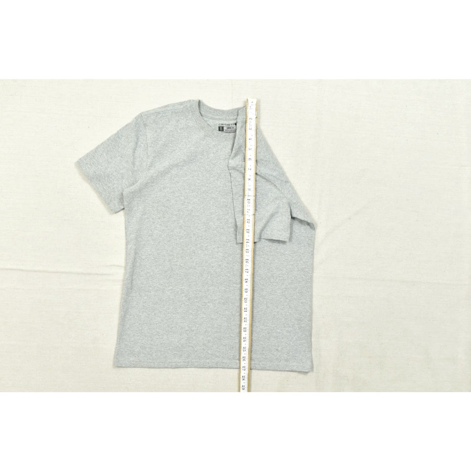 Carhartt VINTAGE? (No) Carhartt K87-W Women's Small Loose Fit Short Sleeve Pocket Tee Heather Gray Shirt Womens Small Gray Pocket Tee Carhartt K87-W Size 28" / US 6 / IT 42 - 3 Thumbnail