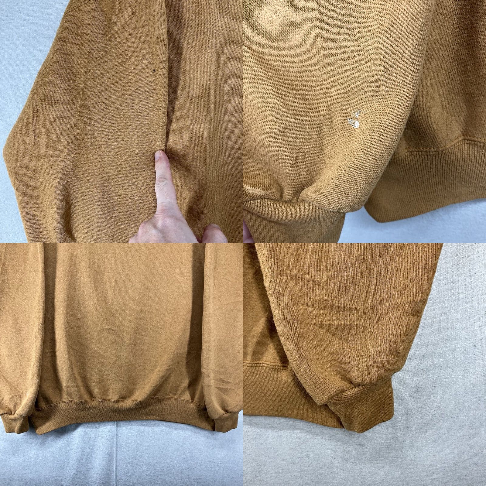 Russell Athletic VINTAGE Russell Athletic Sweatshirt Mens Oversized Large Dark Tan Crewneck 90s Size US L / EU 52-54 / 3 - 8 Thumbnail