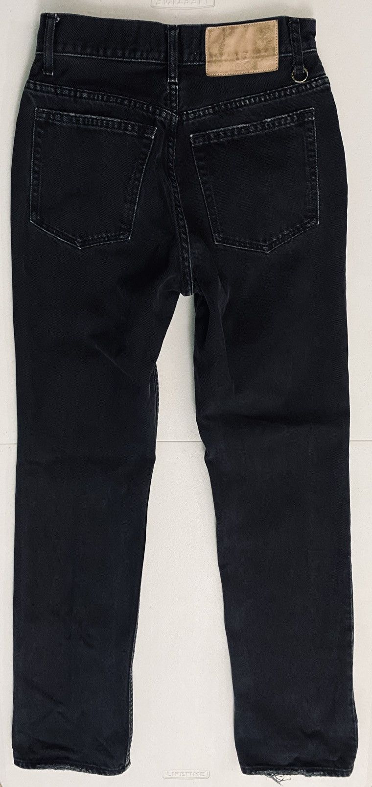 Ulla Johnson Ulla Johnson Black Smoke Wash Agnes Jeans Made in USA 25 VGC Size 25" / US 0 / IT 36 - 4 Thumbnail