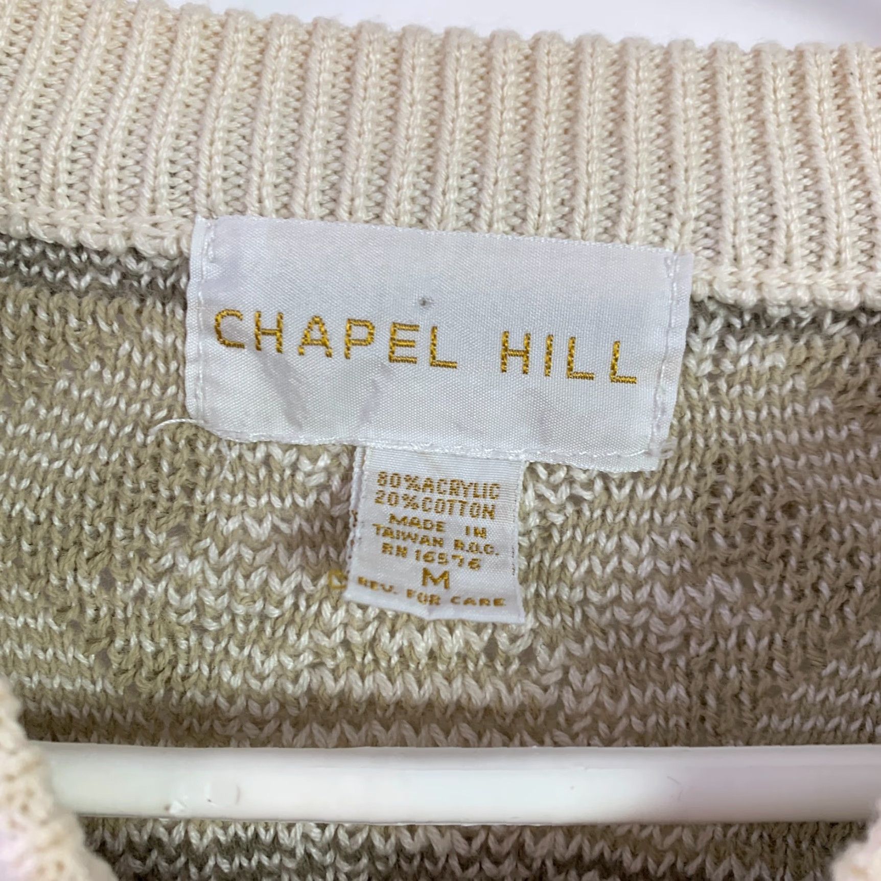 Vintage Vintage Chapel Hill Dadcore Neutral Rad Sweater Jumper Medium Size US M / EU 48-50 / 2 - 3 Thumbnail