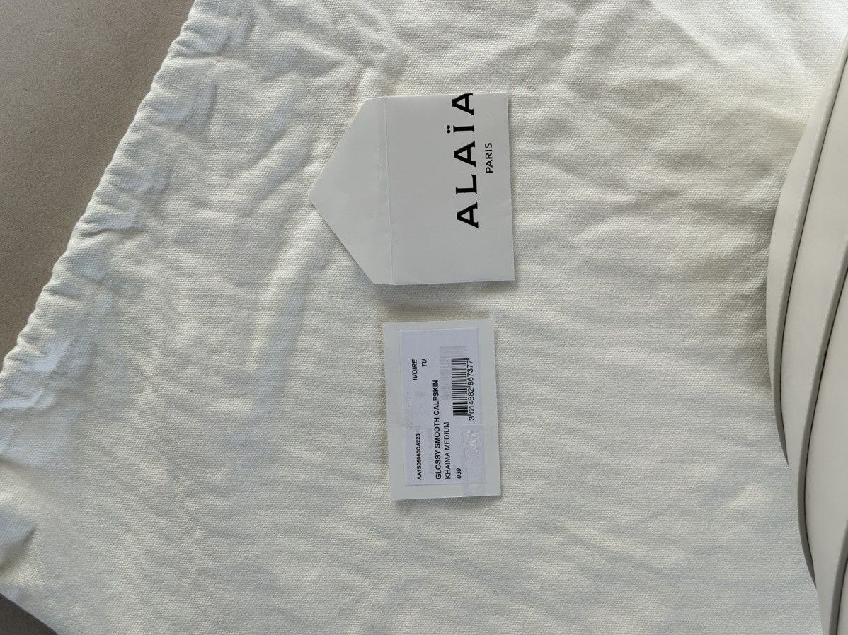 ALAÏA Khaima medium leather tote
