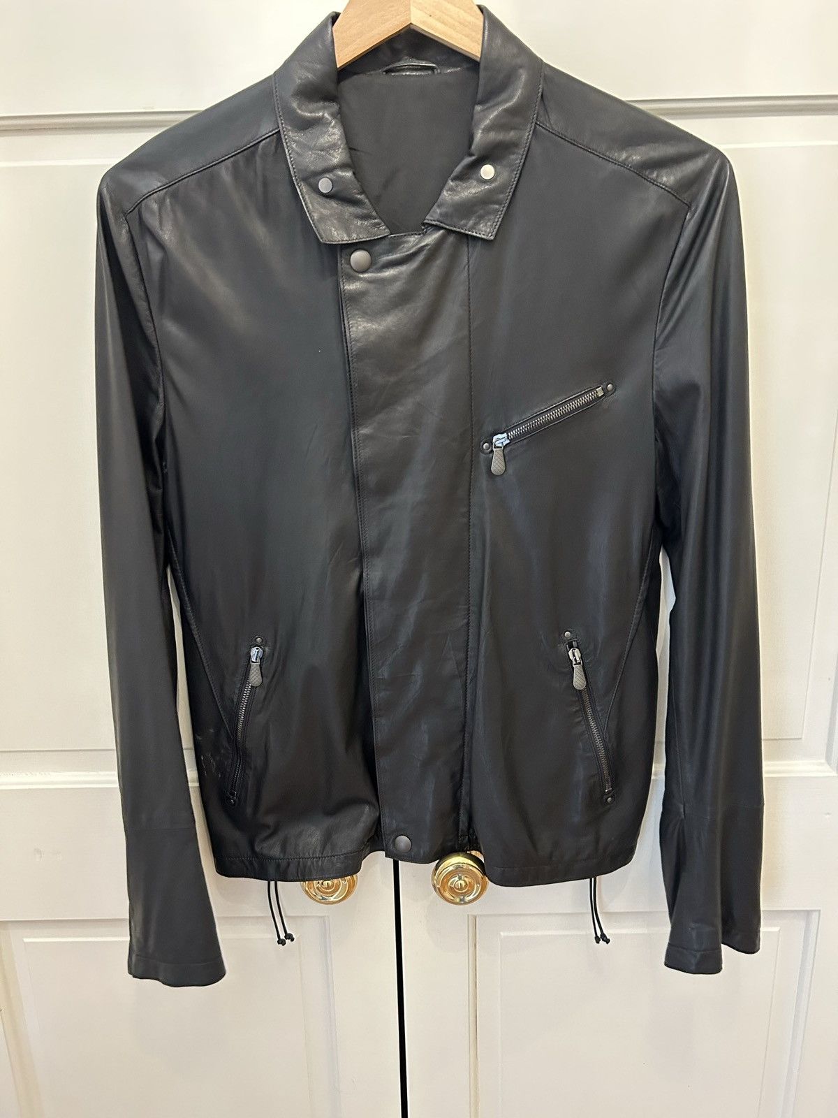 Bottega Veneta Bottega leather jacket Size US M / EU 48-50 / 2 - 1 Thumbnail