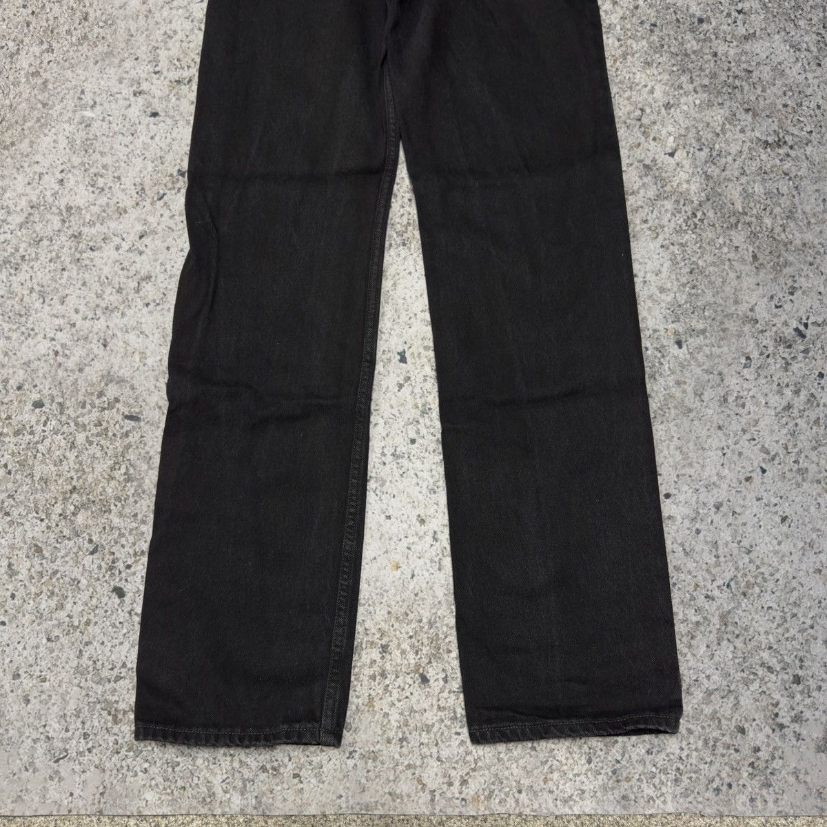 Levi's Vintage Levi’s 505 Black Straight Denim Jeans Size US 31 - 8 Thumbnail