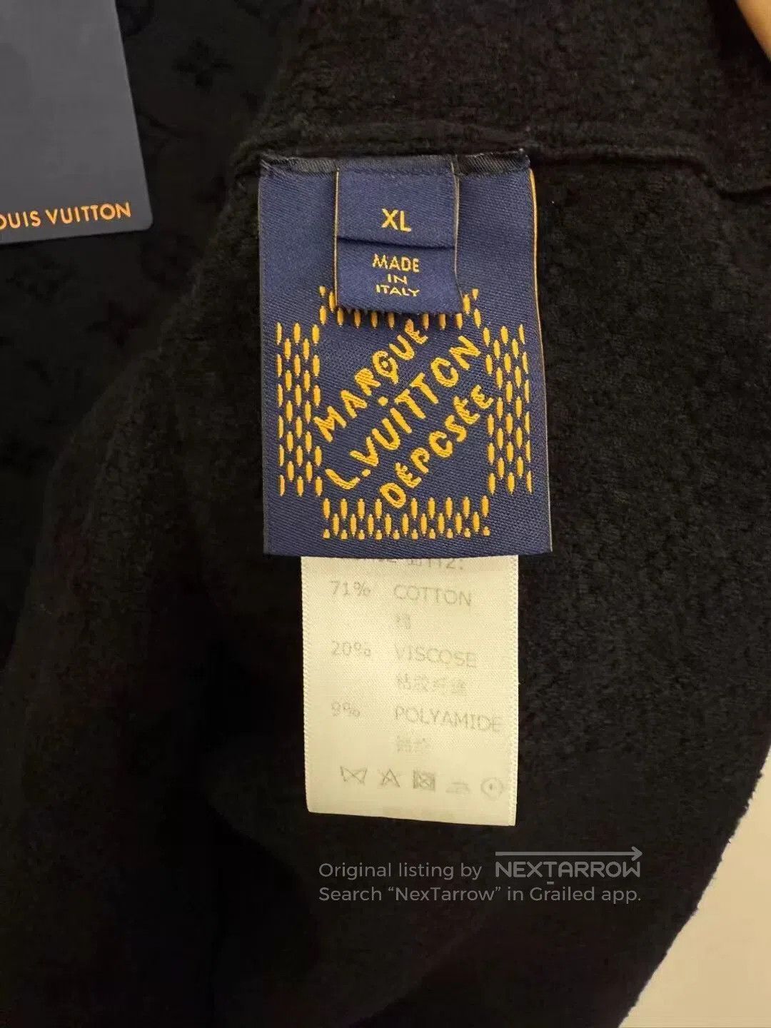 Louis Vuitton louis vuitton black logo short sleeve top. Size US XL / EU 56 / 4 - 3 Thumbnail