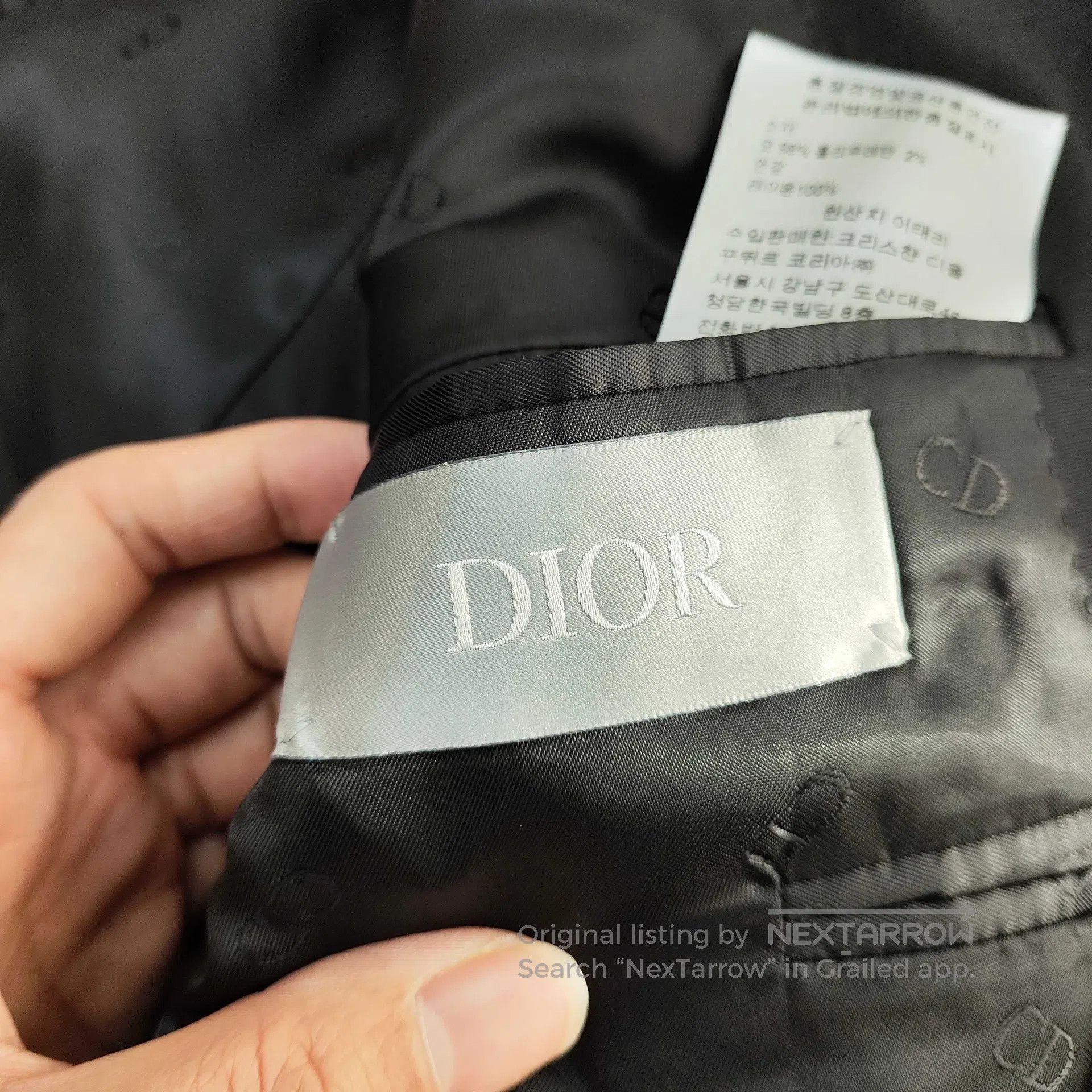 Dior Dior Men's Gray Suit Jacket| Size US M / EU 48-50 / 2 - 3 Thumbnail
