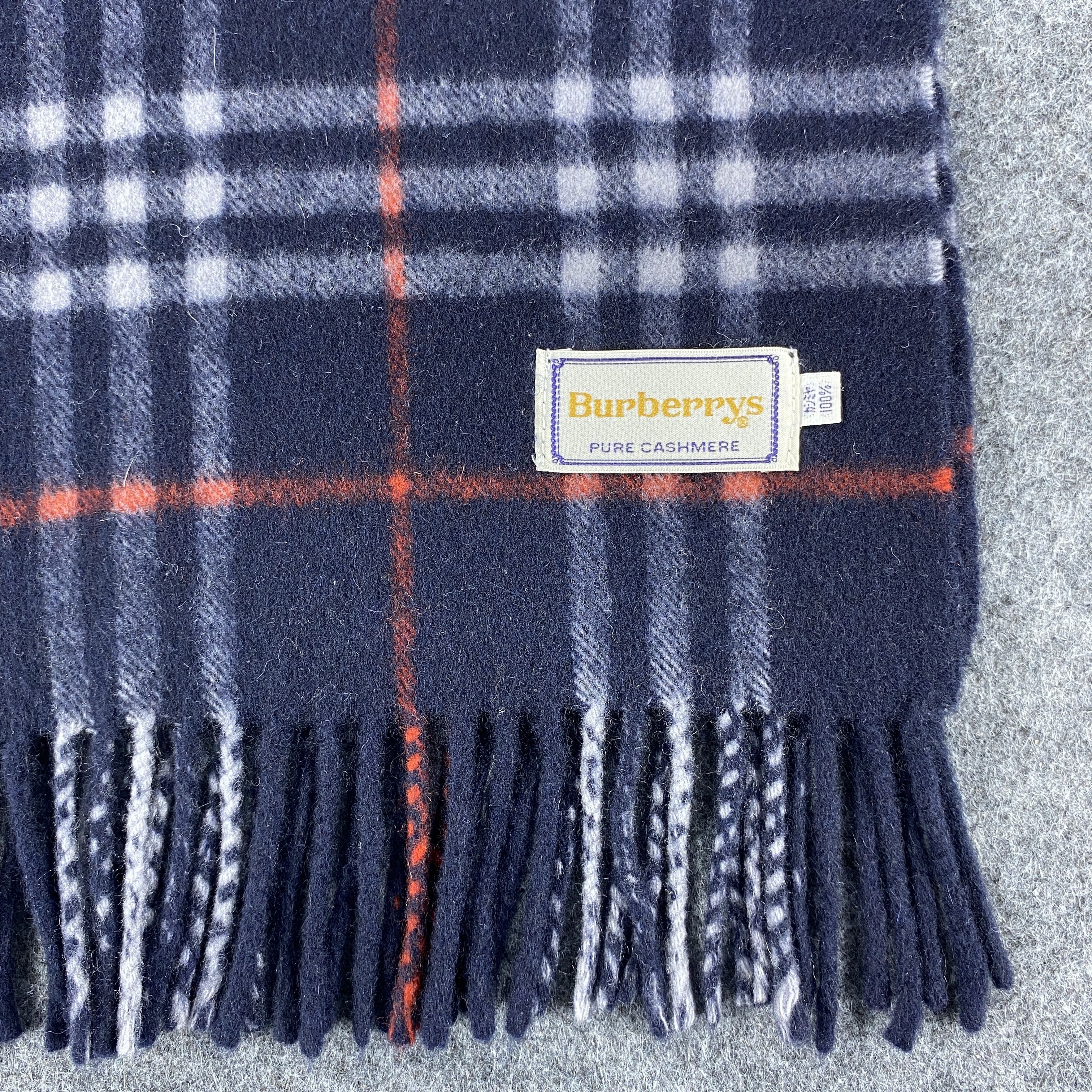 Burberry × Vintage Burberrys Scarf # D637 # Muffler # Neckwear # Nova Check Size ONE SIZE - 3 Thumbnail