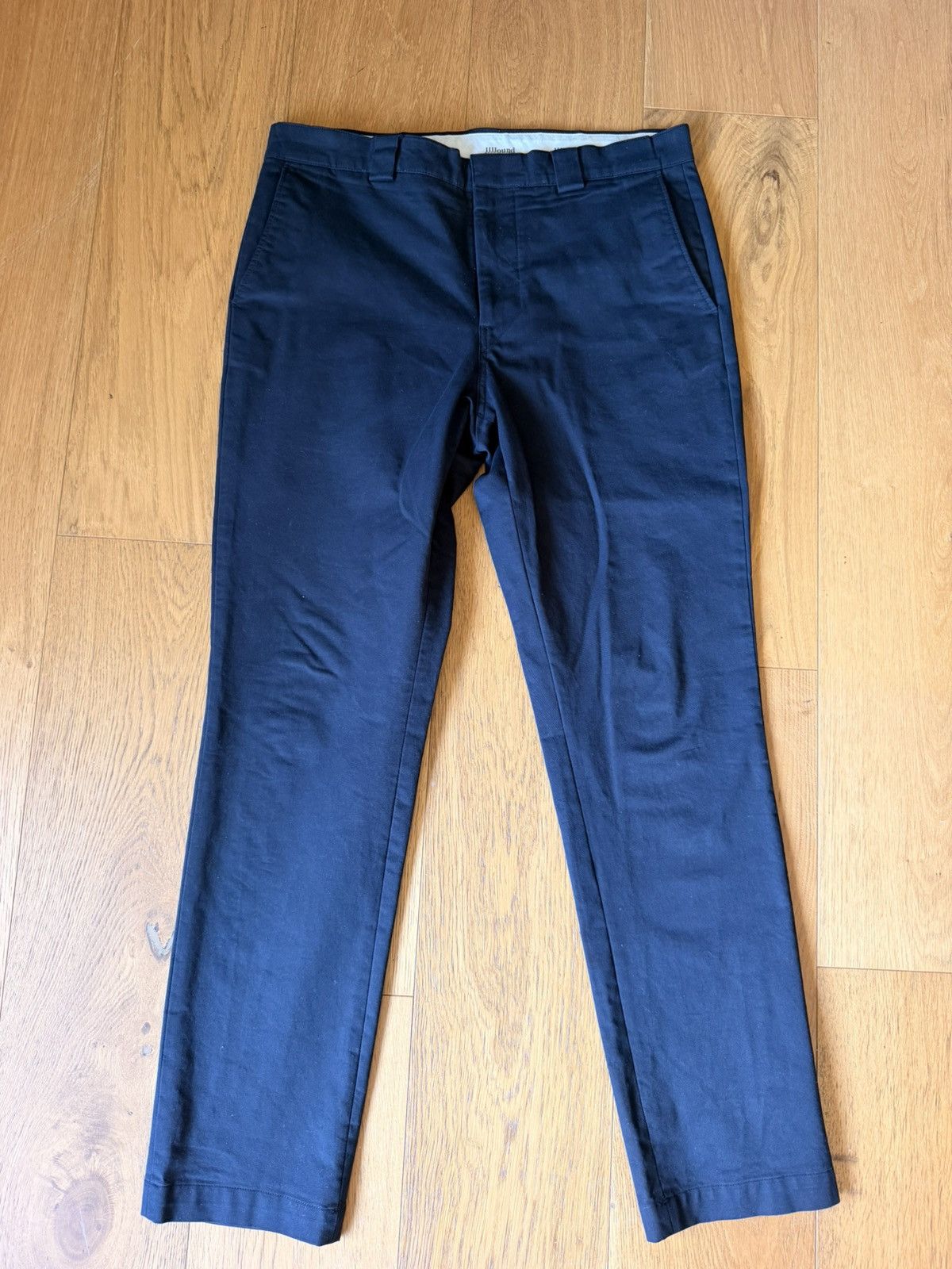 JJJJound チノパンツ ネイビー 32 JJJJound Jjjjound Double Knee Workwear Pant | Grailed