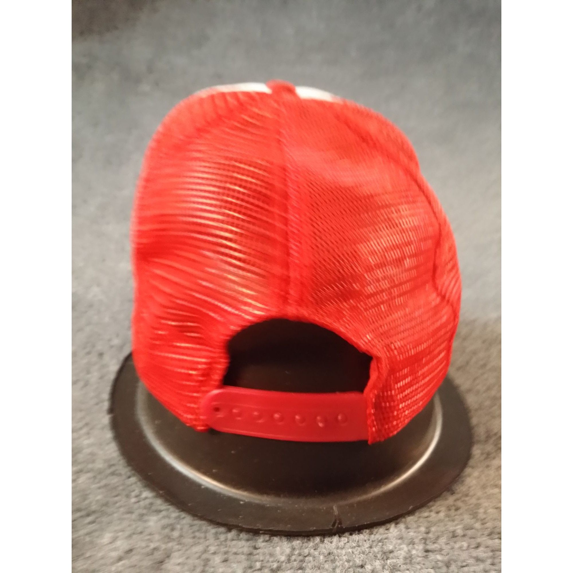 Vintage Vintage Buffalograss Trucker Snapback Hat Red White Buffalo, Size ONE SIZE - 3 Thumbnail