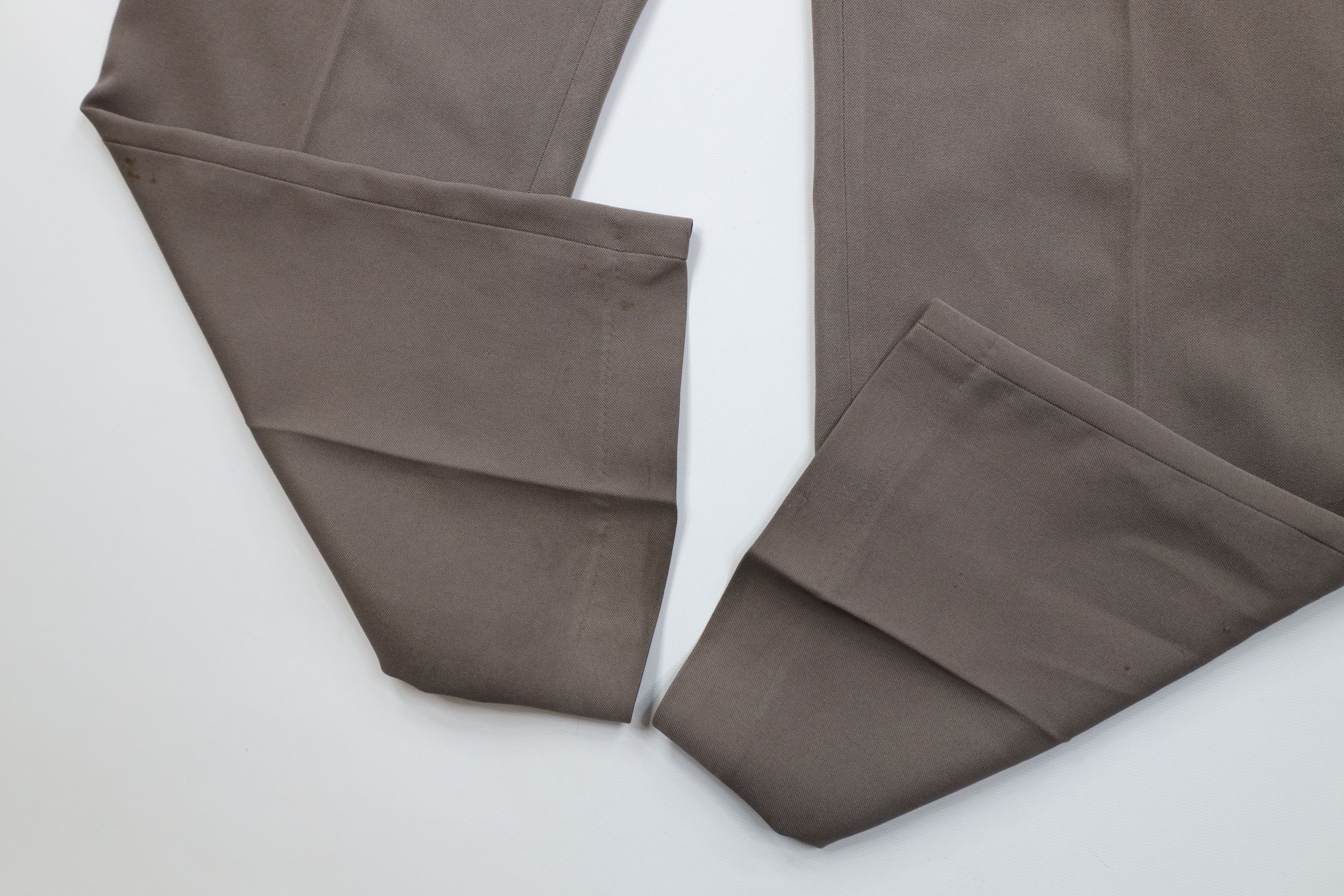 Vintage Vintage 70s Streetwear Knit Wide Leg Chino Pants Beige USA Size US 36 / EU 52 - 6 Thumbnail