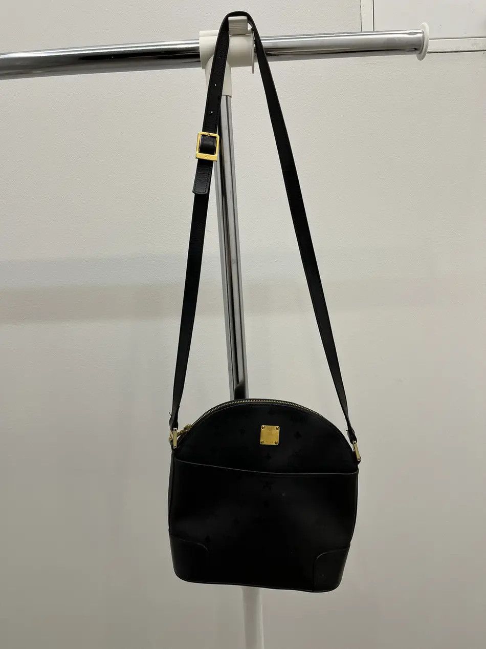 MCM Vintage MCM Black Nylon Shoulder Bag Size ONE SIZE - 2 Thumbnail