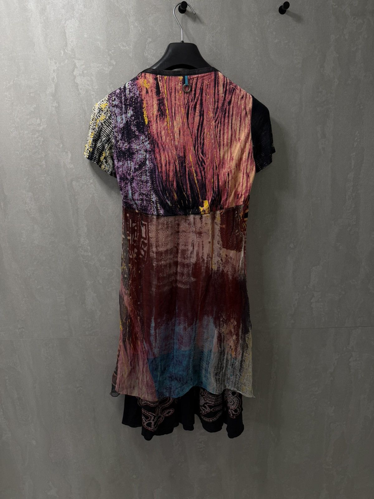 Other SAVE THE QUEEN Dress Bodycon Multicolor Print Shrot Sleeve Size XL / US 12-14 / IT 48-50 - 8 Thumbnail