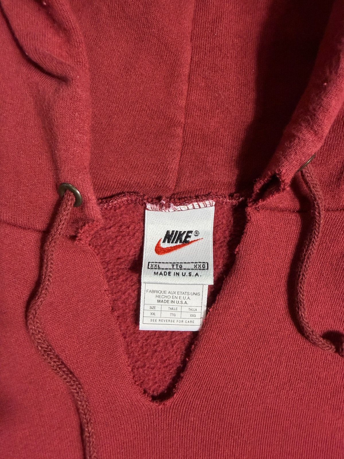Nike Vintage 1990’s Nike Hoodie Size US XXL / EU 58 / 5 - 4 Thumbnail