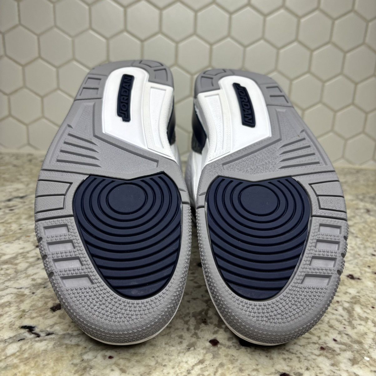 Jordan Brand Size 8-Jordan 3 Retro Midnight Navy Lightly Worn W/Box Size US 8 / EU 41 - 10 Thumbnail