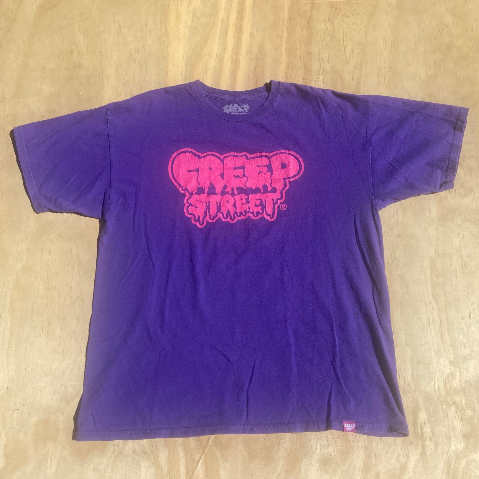 Creep Creep Street Graphic T-Shirt Size XL Streetwear Size US XL / EU 56 / 4 - 2 Thumbnail
