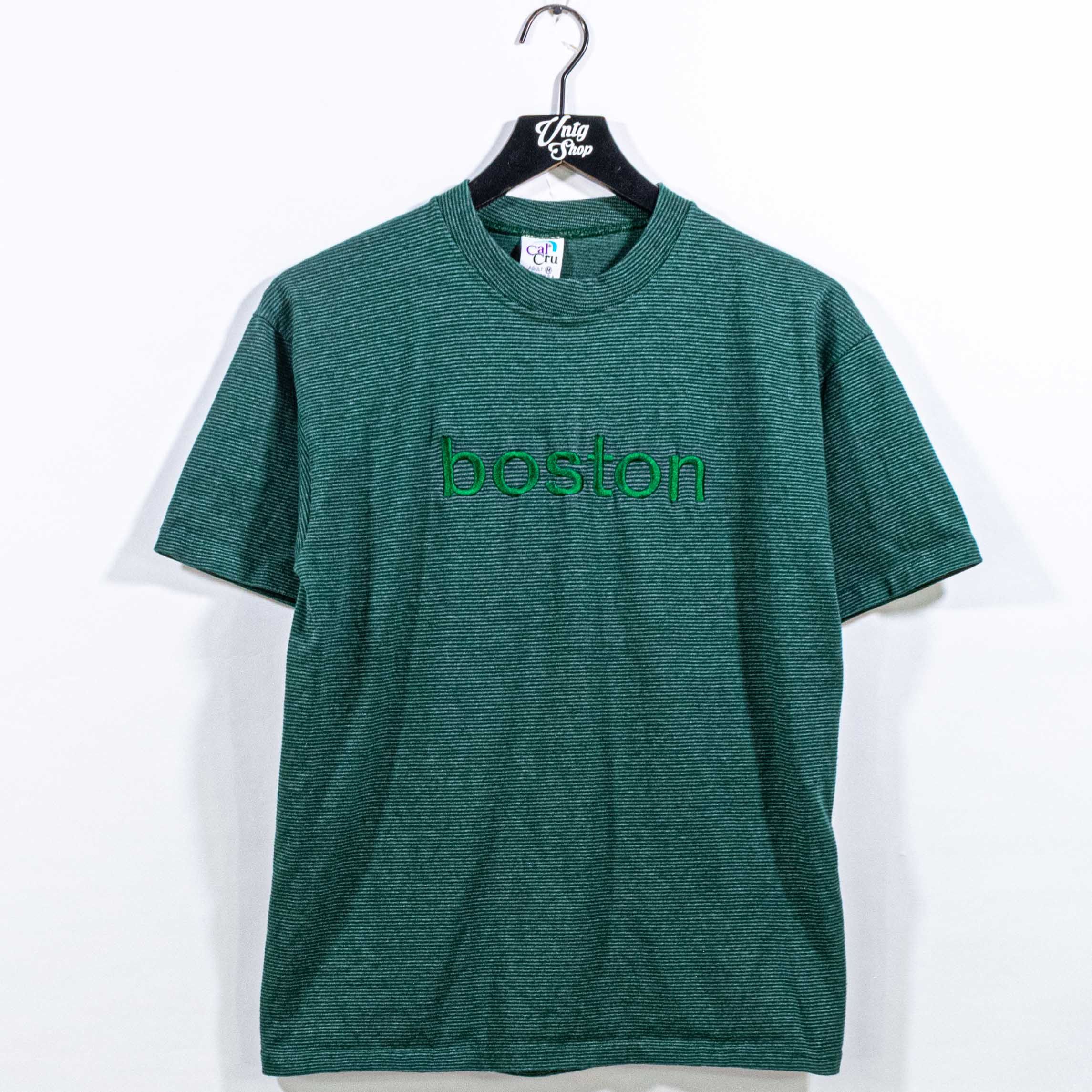 Other Boston Striped T-Shirt Surf Skate Streetwear VTG 90s City Size US M / EU 48-50 / 2 - 1 Thumbnail