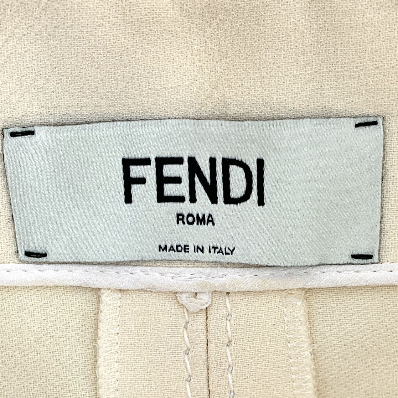 Fendi Fendi Beige Zip Design Casual Long Skirt K26WX Size 26" / US 2 / IT 38 - 5 Thumbnail