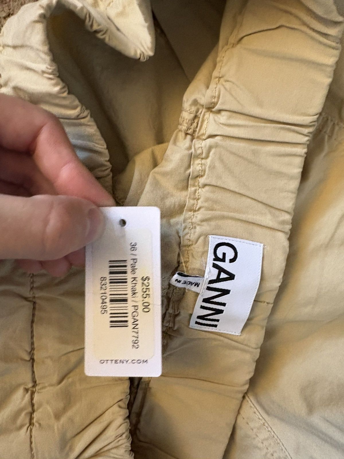 Ganni Ganni curved leg trousers Size 31" - 3 Thumbnail