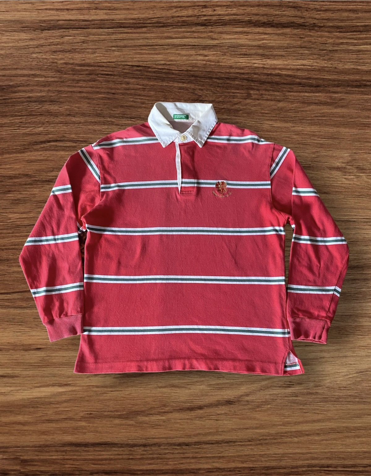 Other United Colors Of Benetton Long Sleeve Polo Rugby Size US S / EU 44-46 / 1 - 1 Thumbnail