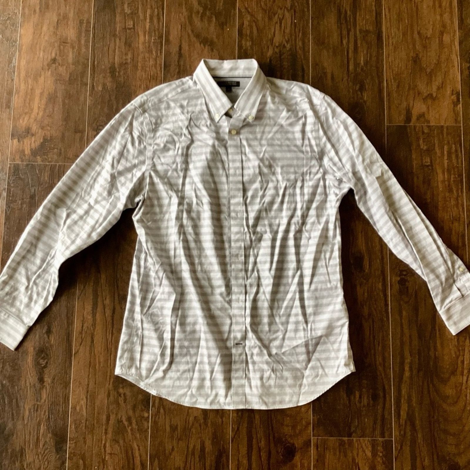 Banana Republic Banana Republic Non Iron Tailored Slim Fit Shirt Size US XL / EU 56 / 4 - 2 Thumbnail